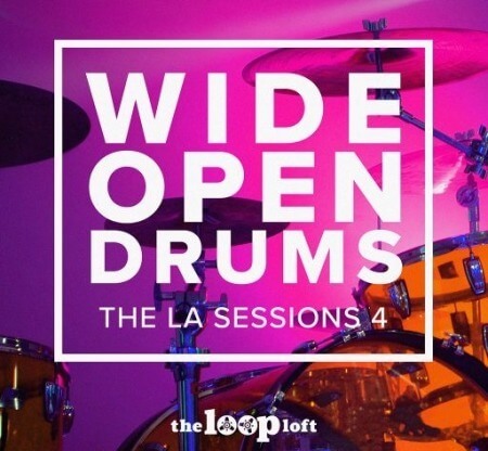 The Loop Loft Wide Open Drums Popcorn Three WAV